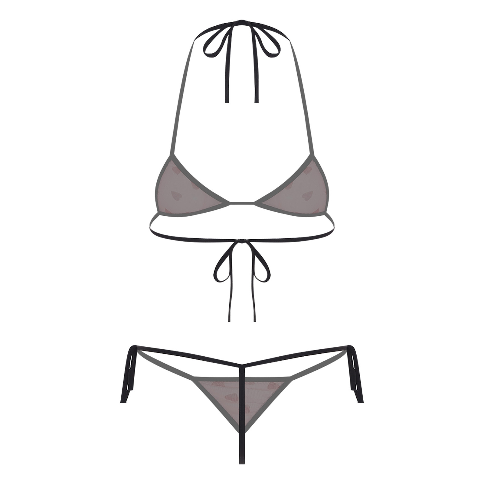 Womens Micro Mini Bikini Linge - đánh giá và giá Lace Bralette Set