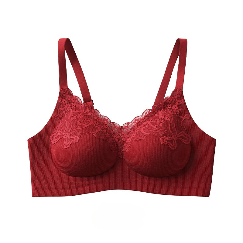 Women Fashion Ribbed Lace Bral - đánh giá và giá Wirefree Bra Comfort